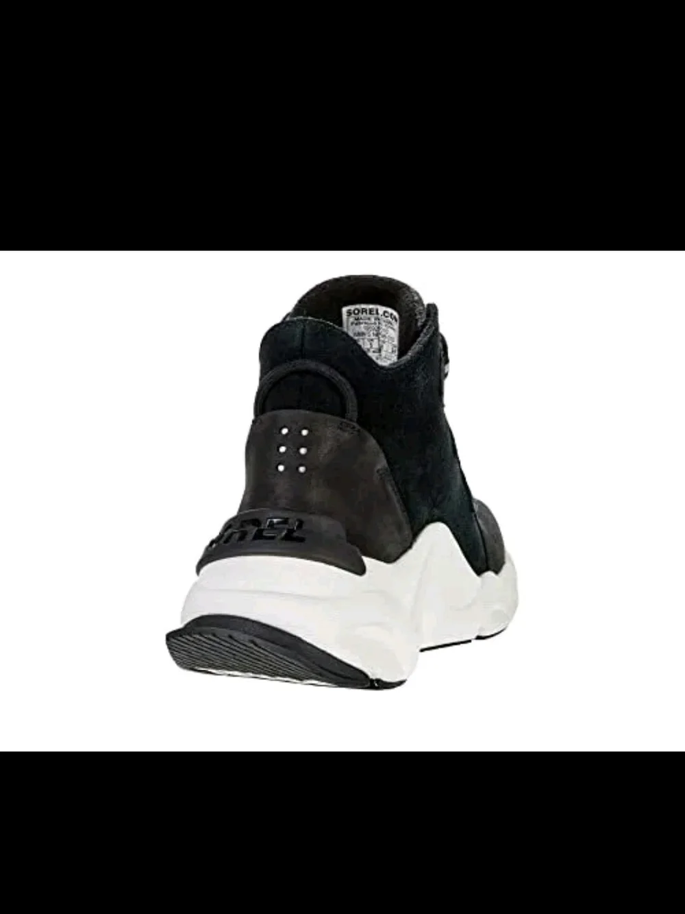 SOREL Kinetic RNEGD Caribou Waterproof Sneakers in Black Boots, New!